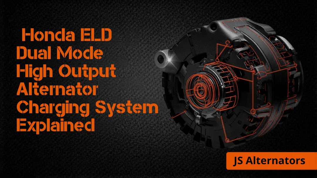 Honda ELD dual mode high output alternator charging system explained