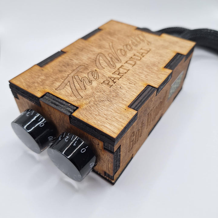 Woody Part Dual Bass Knob