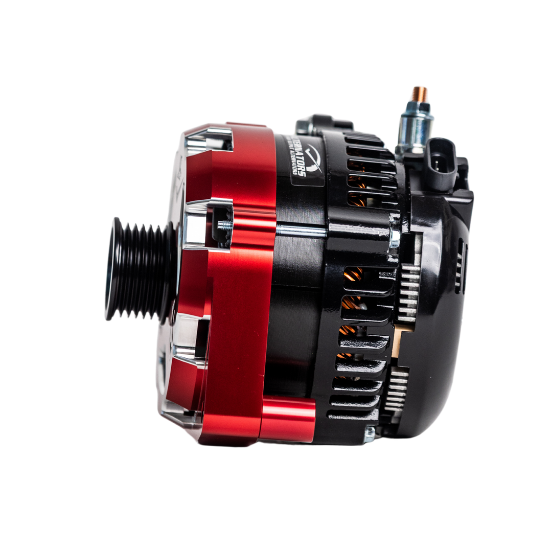 1996-2024 GM Billet High Output Alternator (Red)