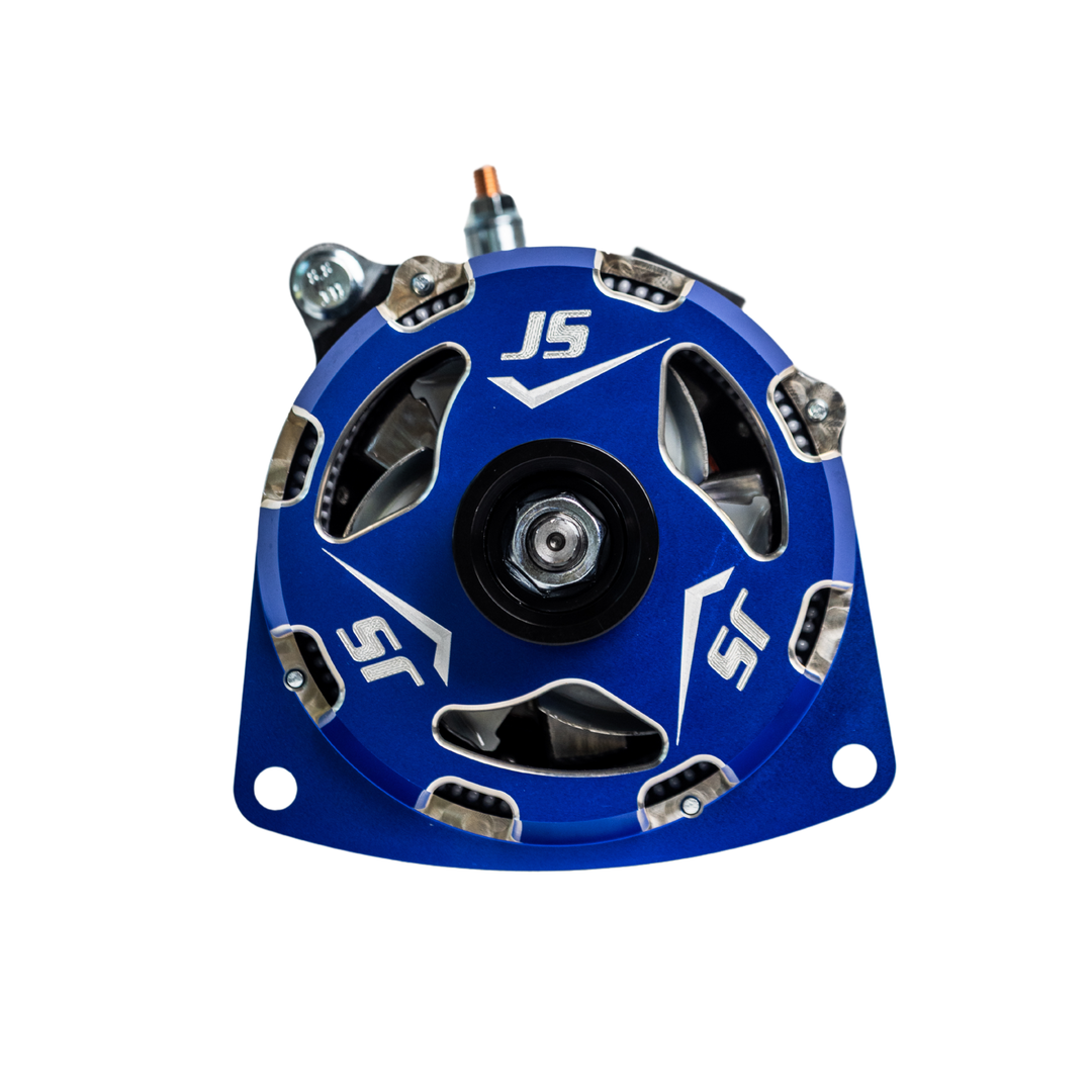 1996-2024 GM Billet High Output Alternator (Blue)