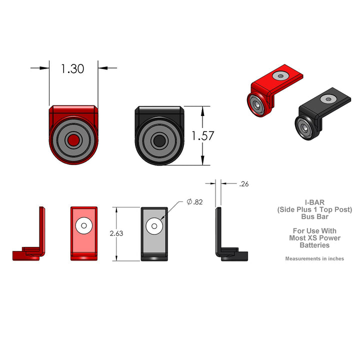 XS Power 551 Battery Terminal Hardware