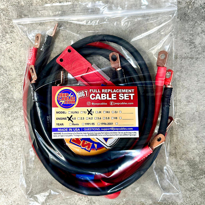 Dodge Ram 1500 Big 7 Battery Cable Kit (2002-2009)