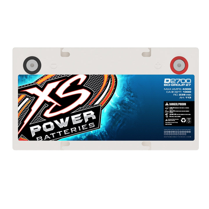 XS Power D2700 Group 27 12V AGM Car Audio Battery