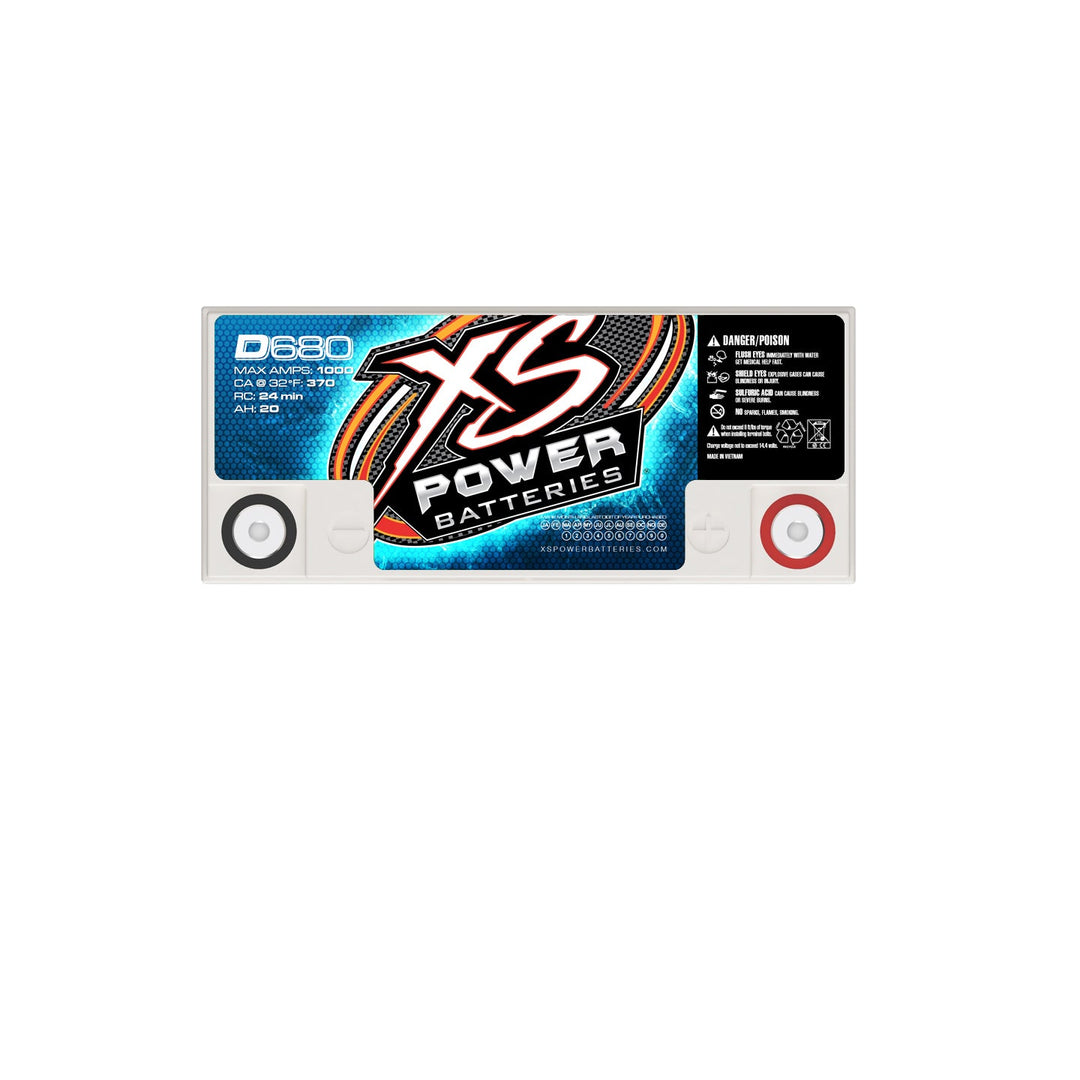 XS Power D680 12V AGM Car Audio Battery