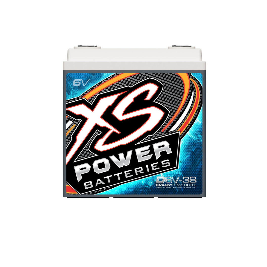 XS Power D6V-38 6V AGM Car Audio Battery