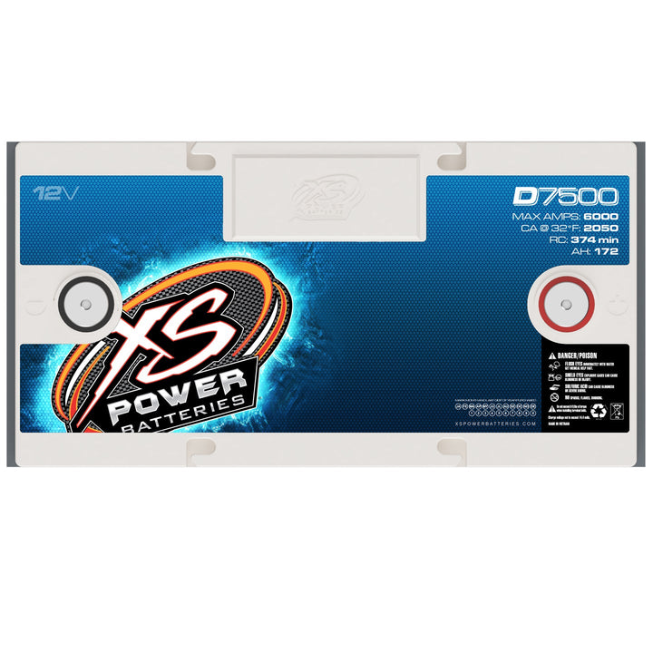 XS Power D7500 12V AGM Car Audio Battery