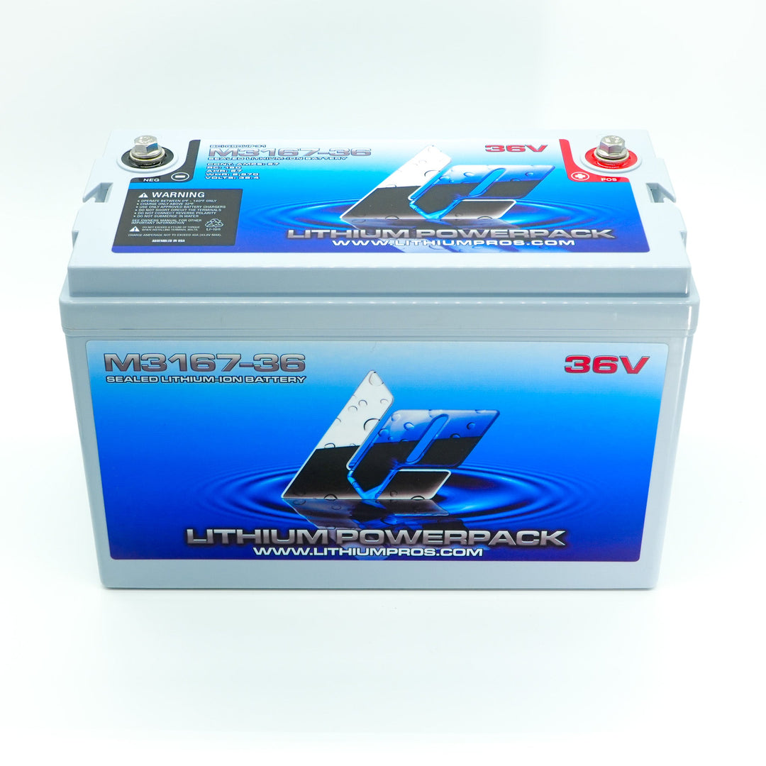 Lithium Pros M3167-36 38.4V 67Ah LiFePO4 Lithium Trolling Motor Battery – JS Alternators