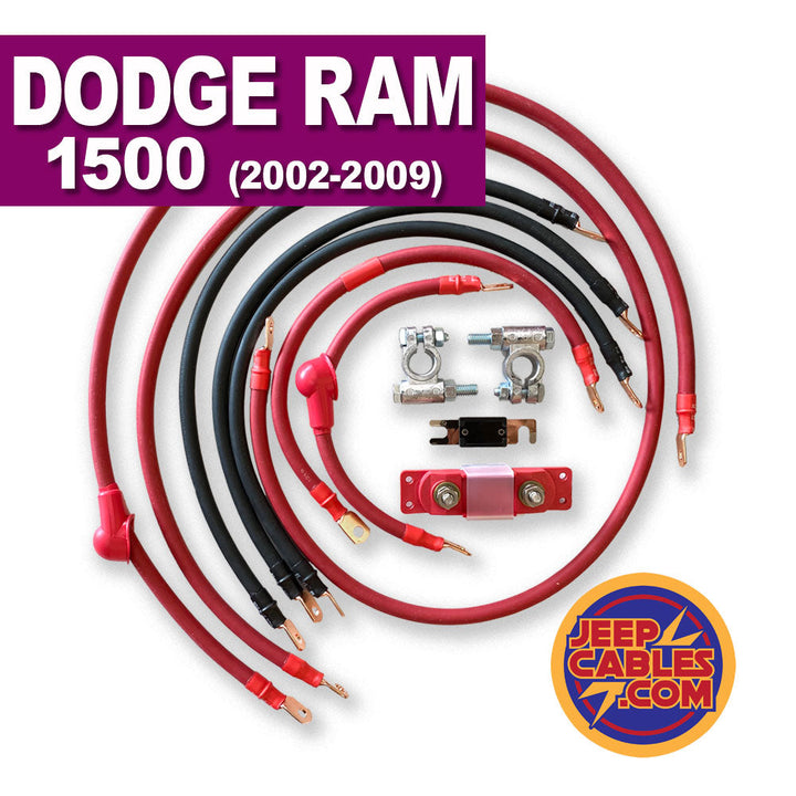 Dodge Ram 1500 Big 7 Battery Cable Kit (2002-2009)
