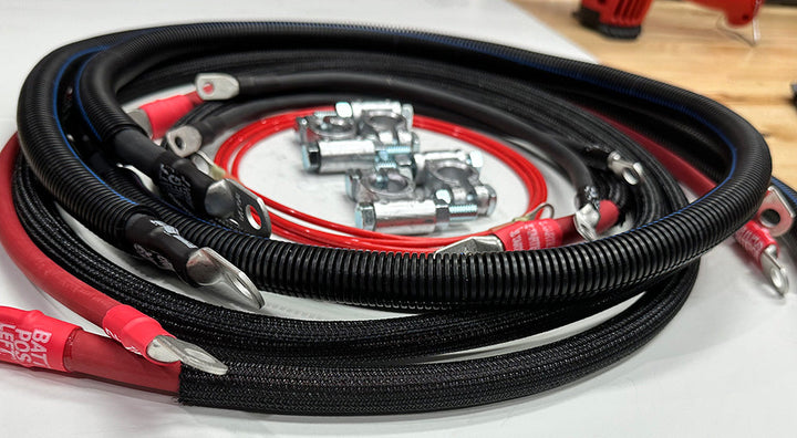 Ford Powerstroke 6.4 Diesel - F250/F350 Battery Cable Kit (2008-2010)