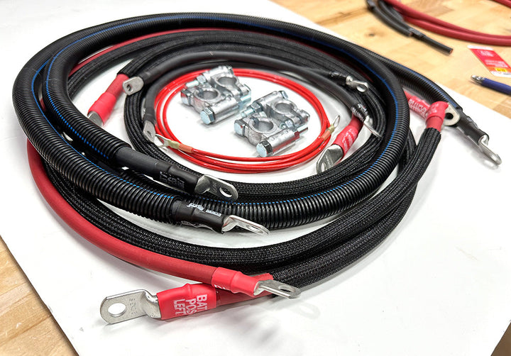 Ford Powerstroke 7.3 Diesel - F250/F350 OBS Battery Cable Kit (1990-1997)