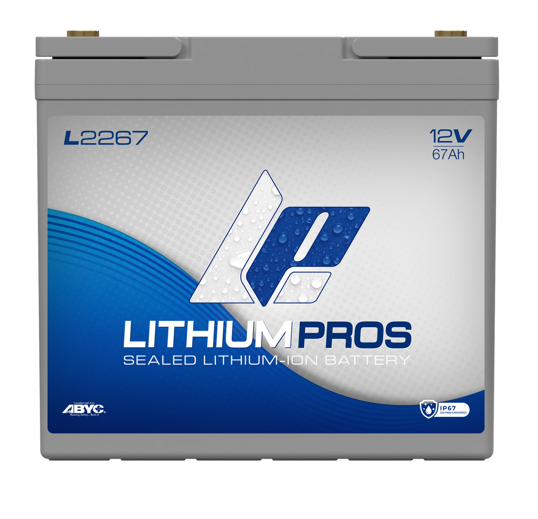 Lithium Pros L2267 12V 67Ah LiFePO4 Lithium Trolling Motor Battery – JS Alternators