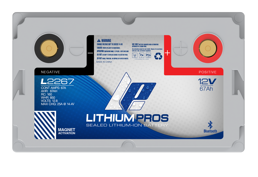 Lithium Pros L2267 12V 67Ah LiFePO4 Lithium Trolling Motor Battery – JS Alternators