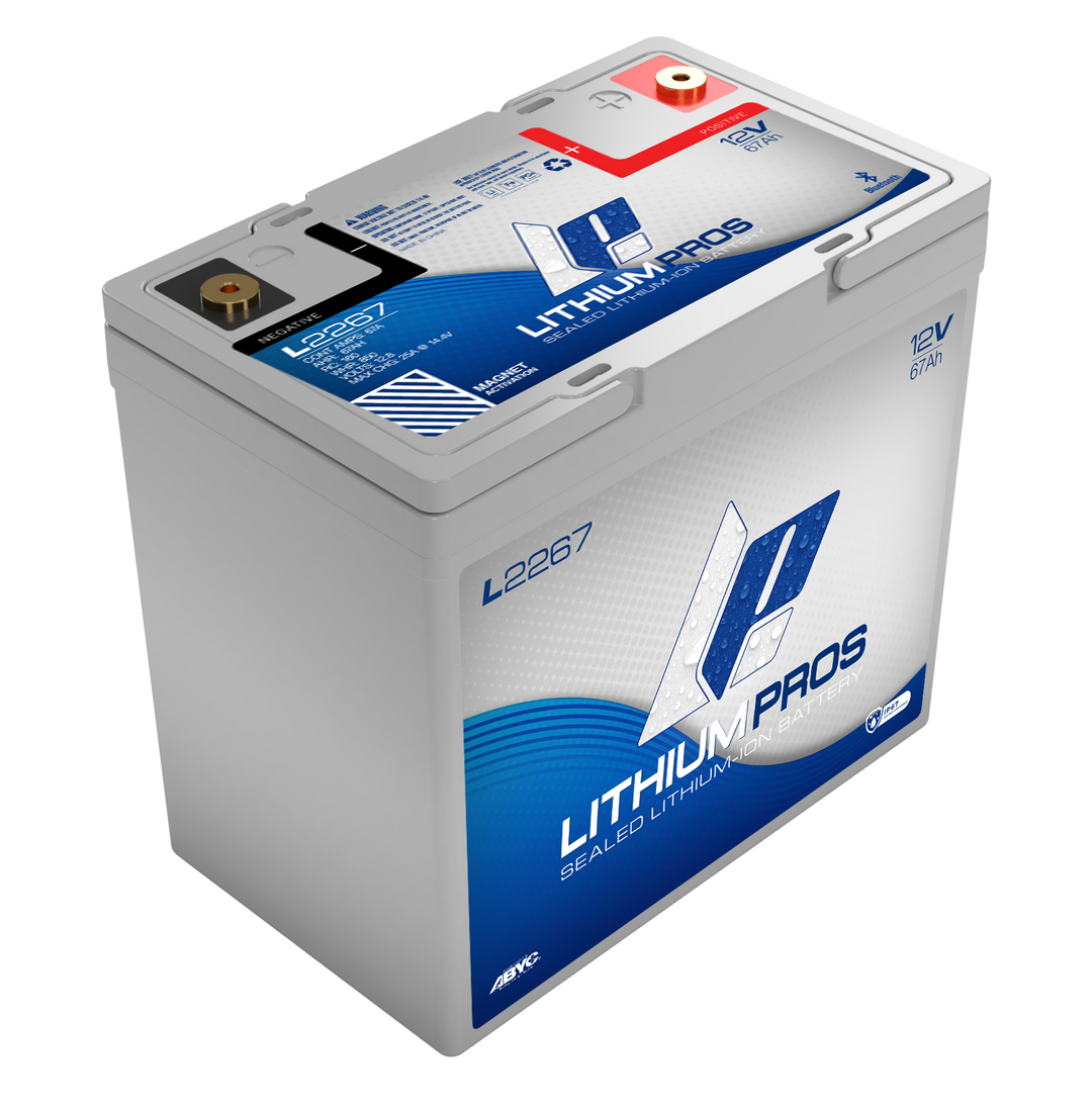 Lithium Pros L2267 12V 67Ah LiFePO4 Lithium Trolling Motor Battery – JS Alternators