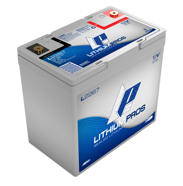 Lithium Pros L2267 12V 67Ah LiFePO4 Lithium Trolling Motor Battery – JS Alternators