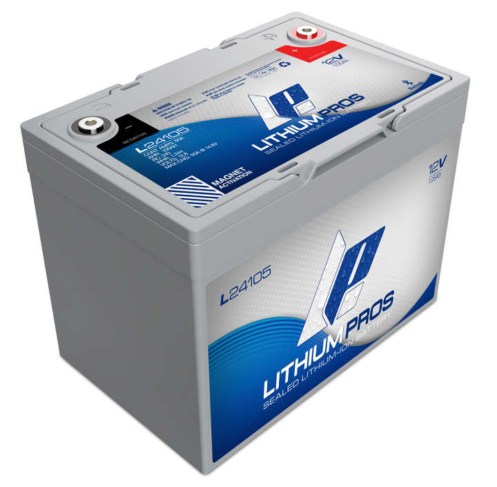 Lithium Pros M24105 12V 105Ah LiFePO4 lithium marine trolling motor battery