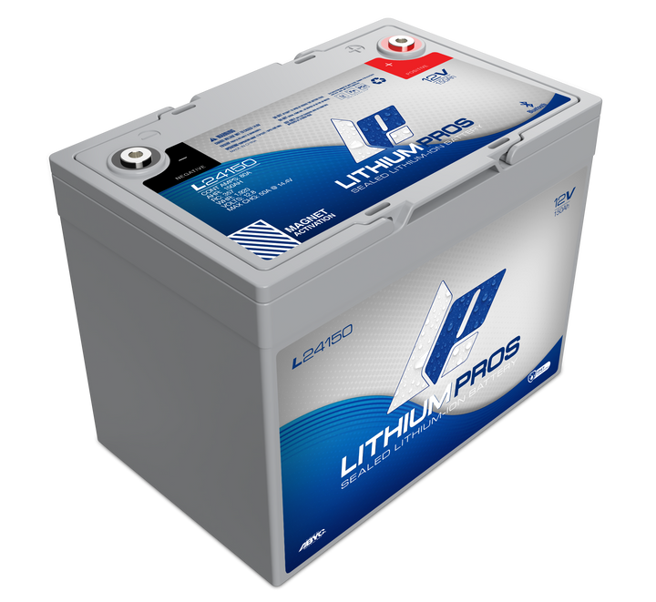 Lithium Pros M24150 12V 150Ah LiFePO4 lithium marine trolling motor battery