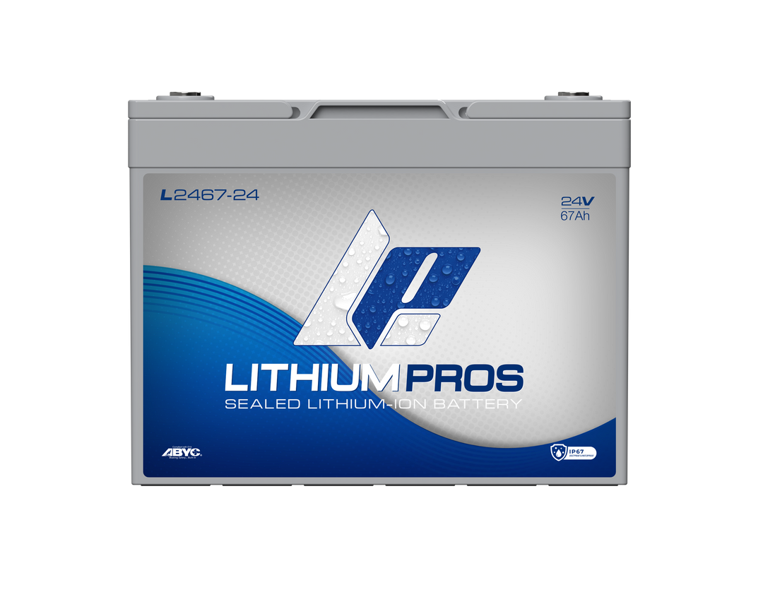 Lithium Pros L2467-24 24V 67Ah LiFePO4 Lithium Trolling Motor Battery – JS Alternators