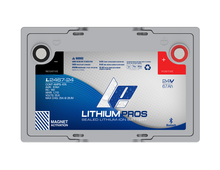 Lithium Pros L2467-24 24V 67Ah LiFePO4 Lithium Trolling Motor Battery – JS Alternators