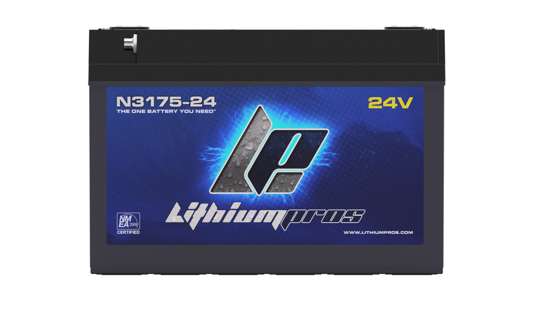 Lithium Pros N3175 25.6V 75Ah LiFePO4 Lithium Trolling Motor Battery – JS Alternators