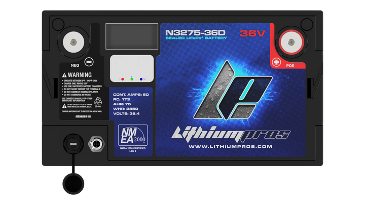 Lithium Pros N3275-36 38.4V 75Ah LiFePO4 Lithium Trolling Motor Battery – JS Alternators