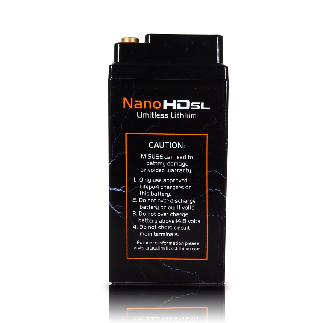 Limitless Lithium Nano-HD SL 12Ah LiFePO4 Powersports Battery BCI 20 (3)