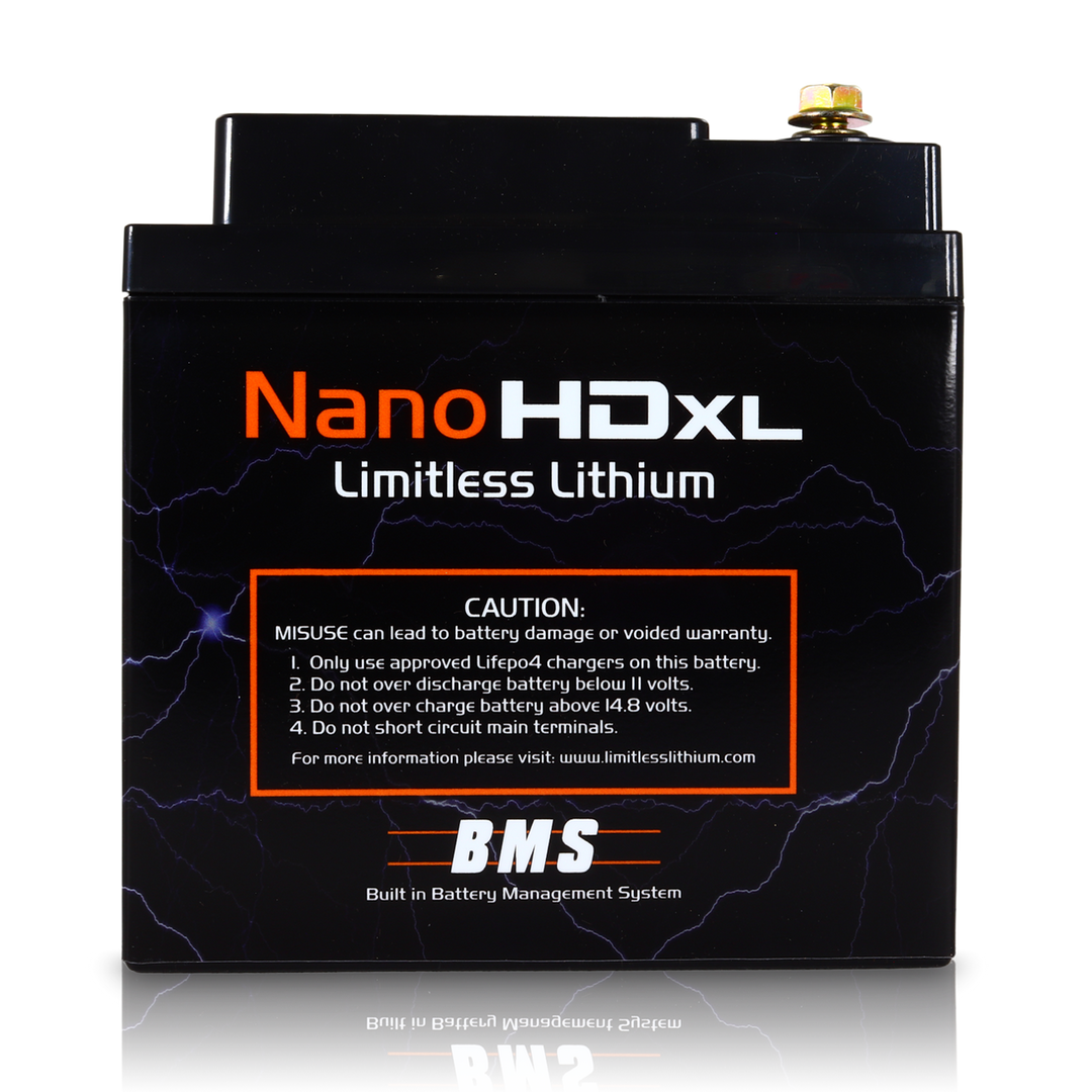 Limitless Lithium Nano-HD XL IP66 LiFePO4 Powersports Battery BCI 86 + 3.5A Maintainer (3)