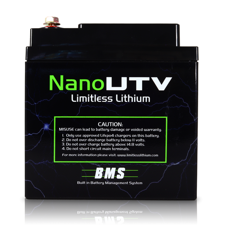 Limitless Lithium Nano UTV 40Ah IP66 LiFePO4 Powersports Battery BCI 86 (2)