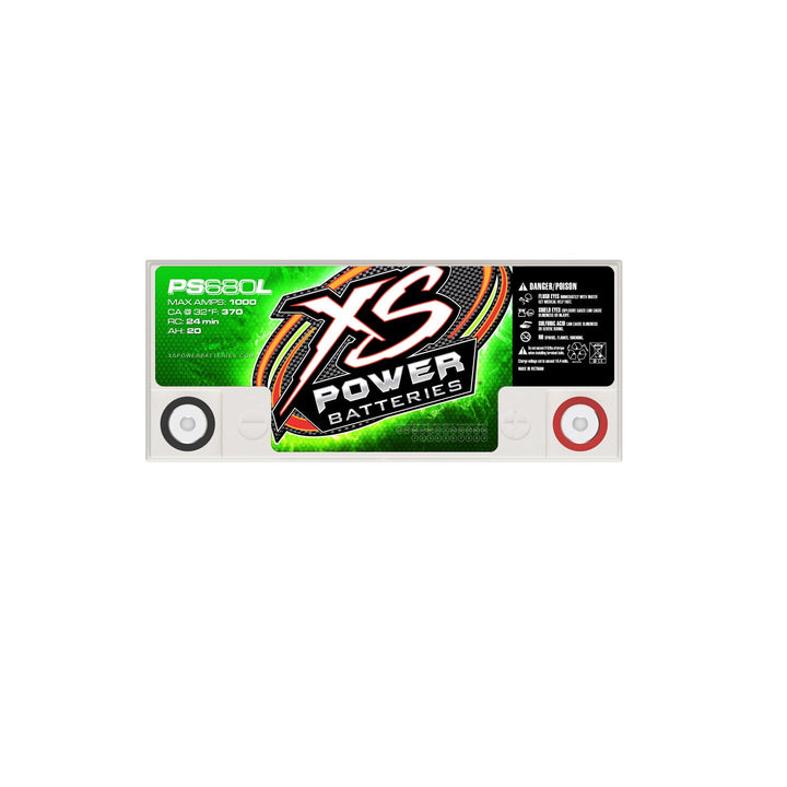 XS Power PS680L 12V AGM Car Audio Battery