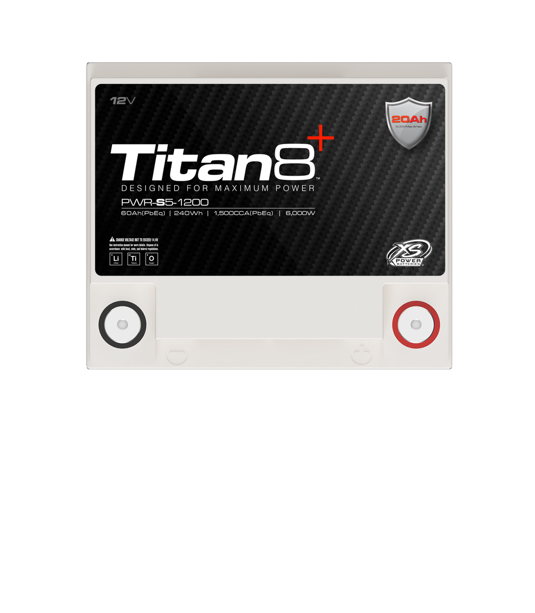 XS Power PWR-S5-1200 12V Titan8 Lithium Titanate (LTO) Battery
