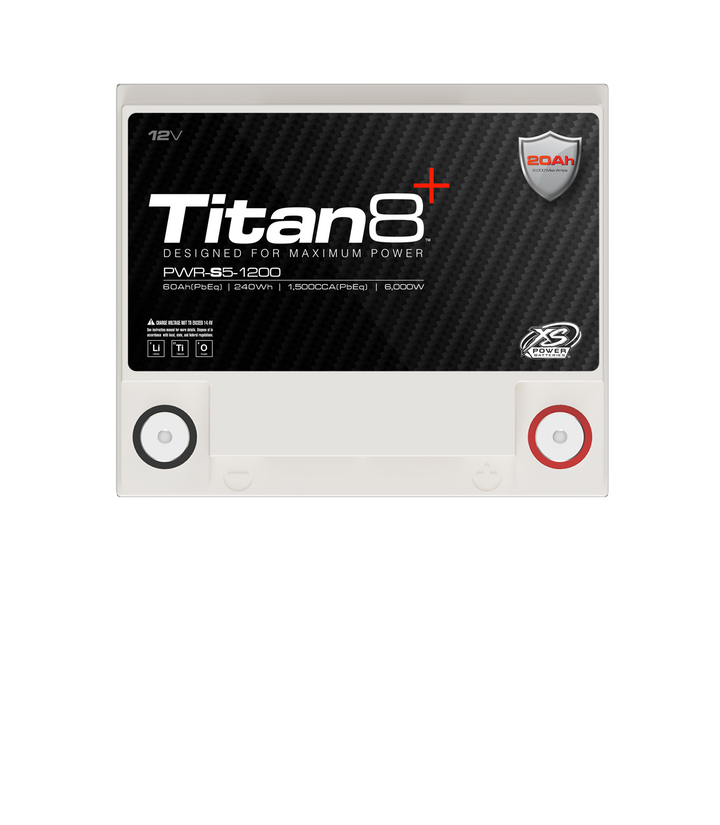 XS Power PWR-S5-1200 12V Titan8 Lithium Titanate (LTO) Battery