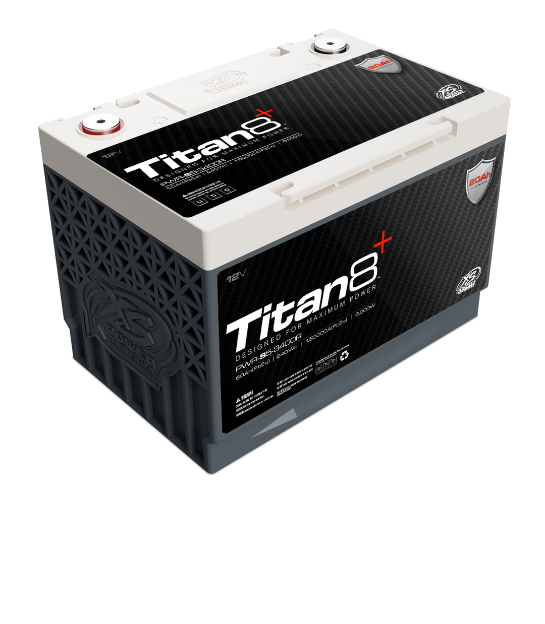 XS Power PWR-S5-3400R 12V Titan8 Lithium Titanate (LTO) Battery