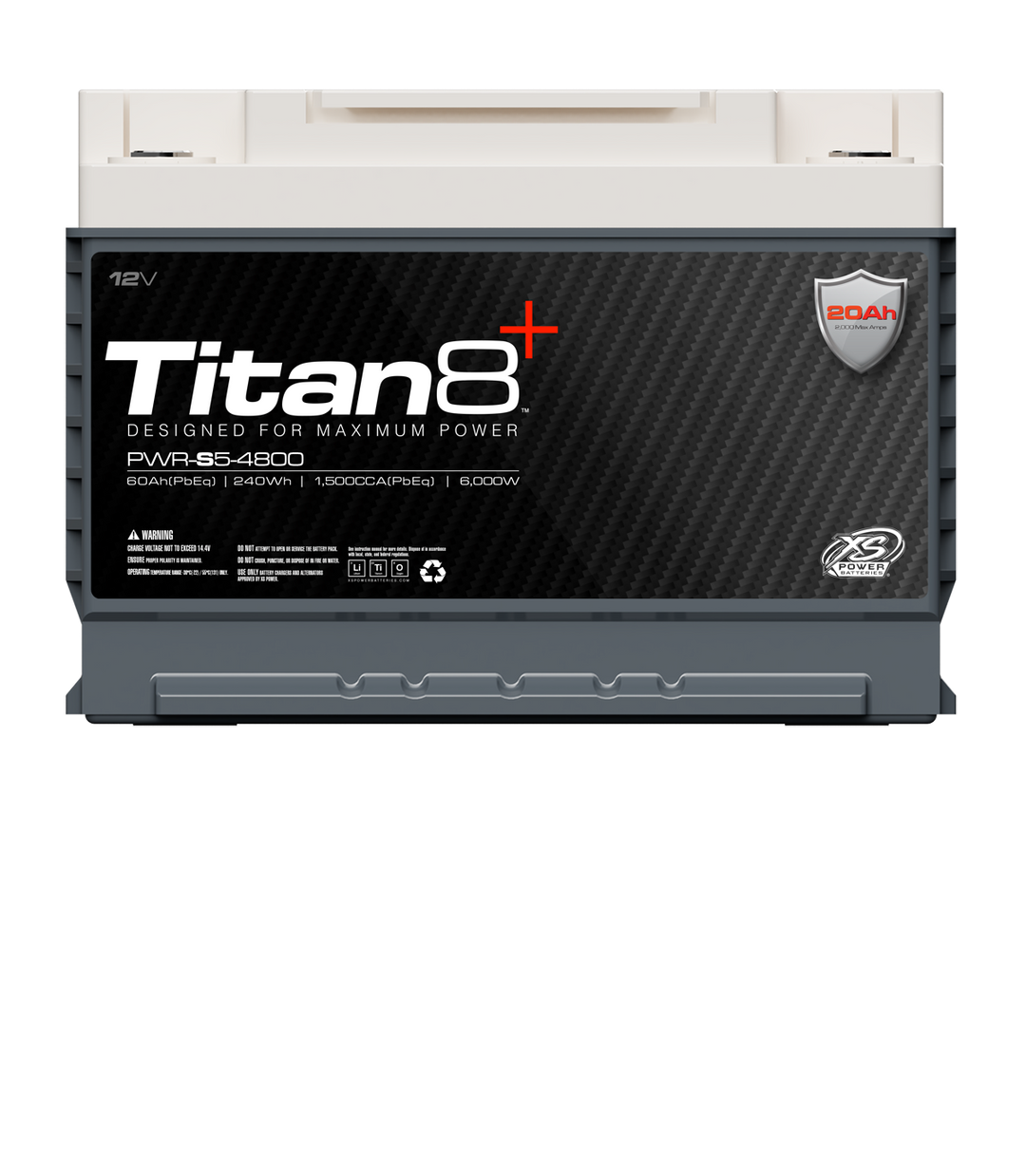 XS Power PWR-S5-4800 12V Titan8 Lithium Titanate (LTO) Battery