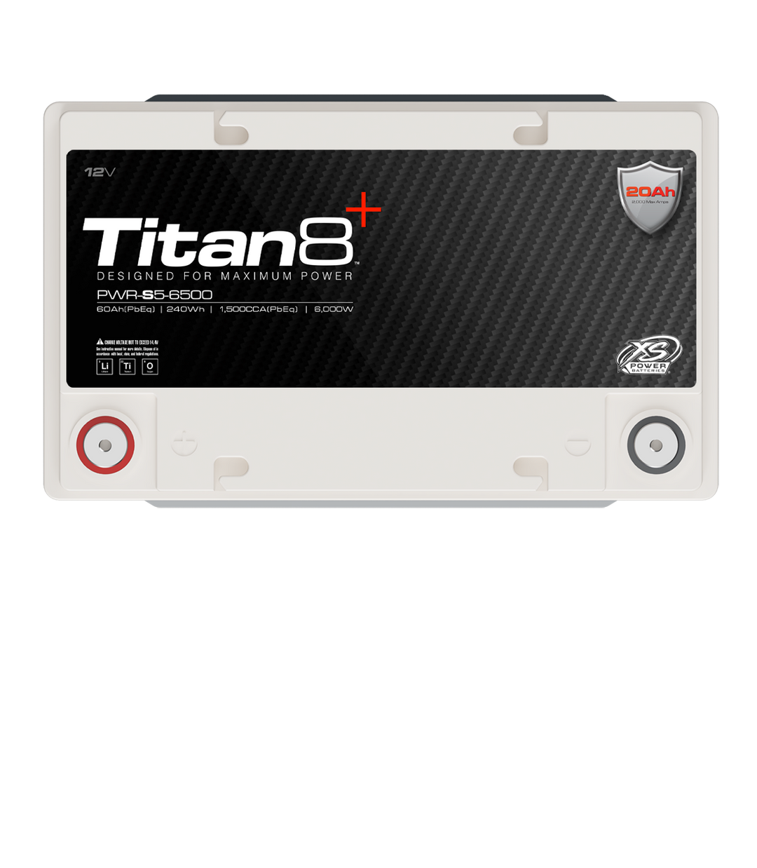 XS Power PWR-S5-6500 12V Titan8 Lithium Titanate (LTO) Battery