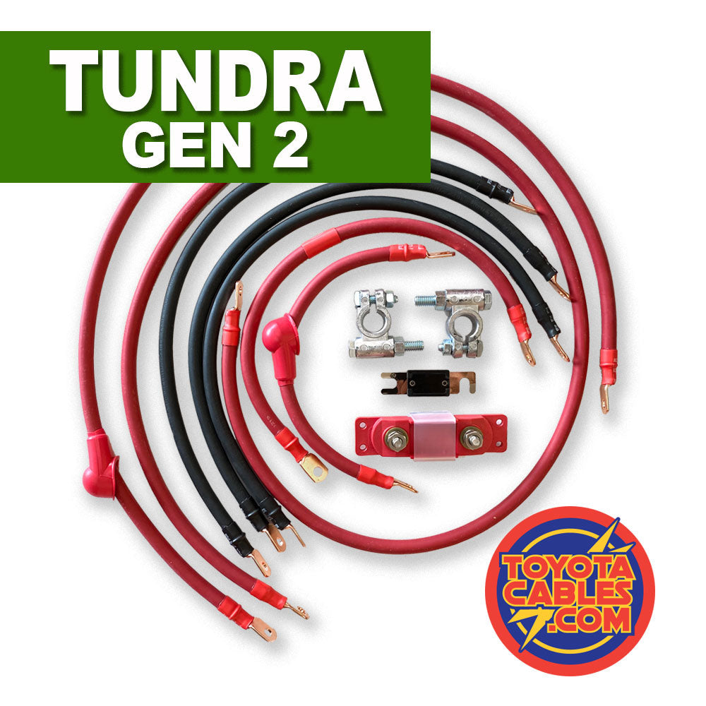 Toyota Tundra Big 7 Battery Cable Kit (Gen 2 - 2007-2021)