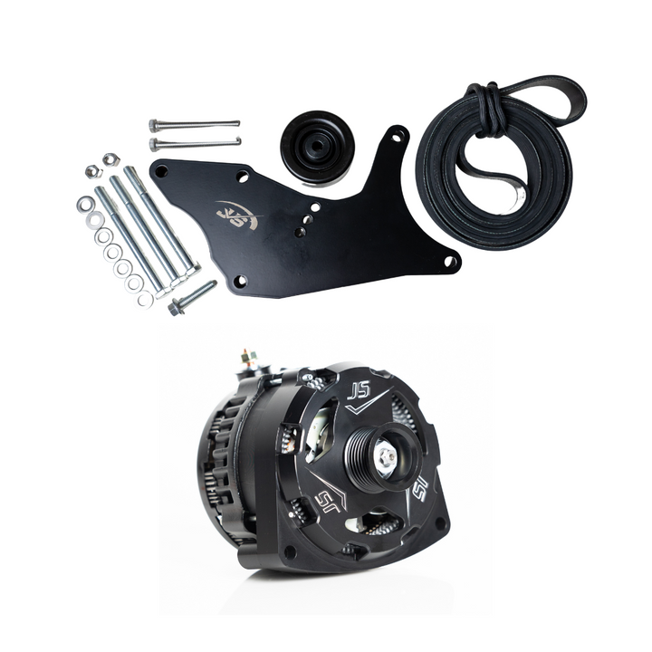 Dual Alternator Bracket Kit – 1999-2013 Chevy 4.8L, 5.3L, 6.0L, 6.2L V8 Vortec Engines (Includes 1 Alternator)