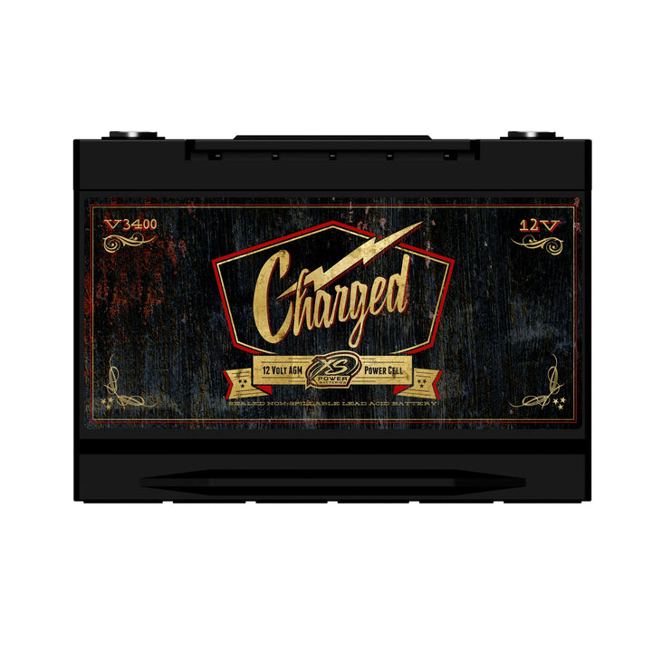 XS Power V3400 Group 34 12V AGM Car Audio Battery
