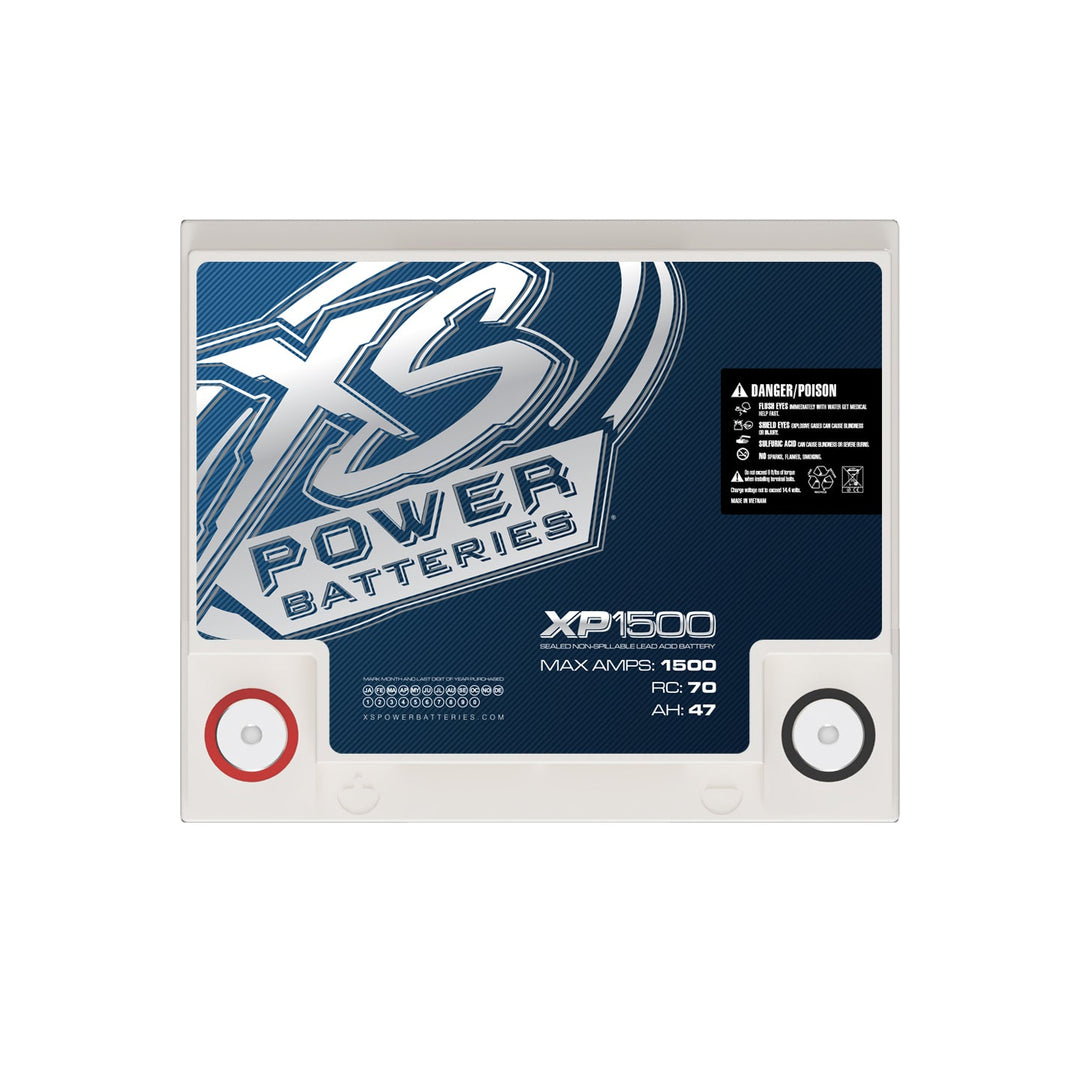 XS Power XP1500 12V AGM Car Audio Battery