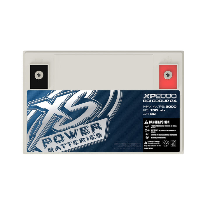 XS Power XP2000 Group 24 12V AGM Car Audio Battery