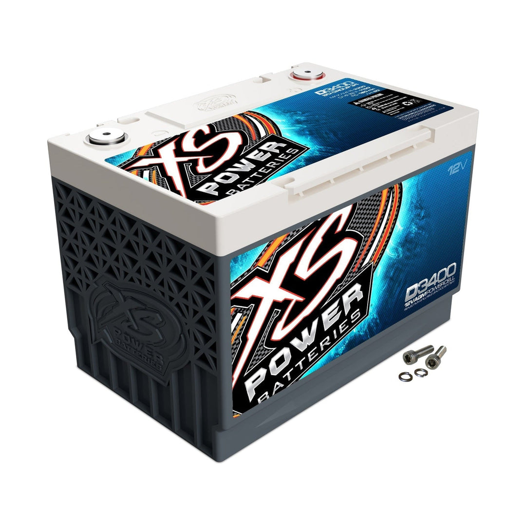 XS Power D3400 Group 34 12V AGM Car Audio Battery
