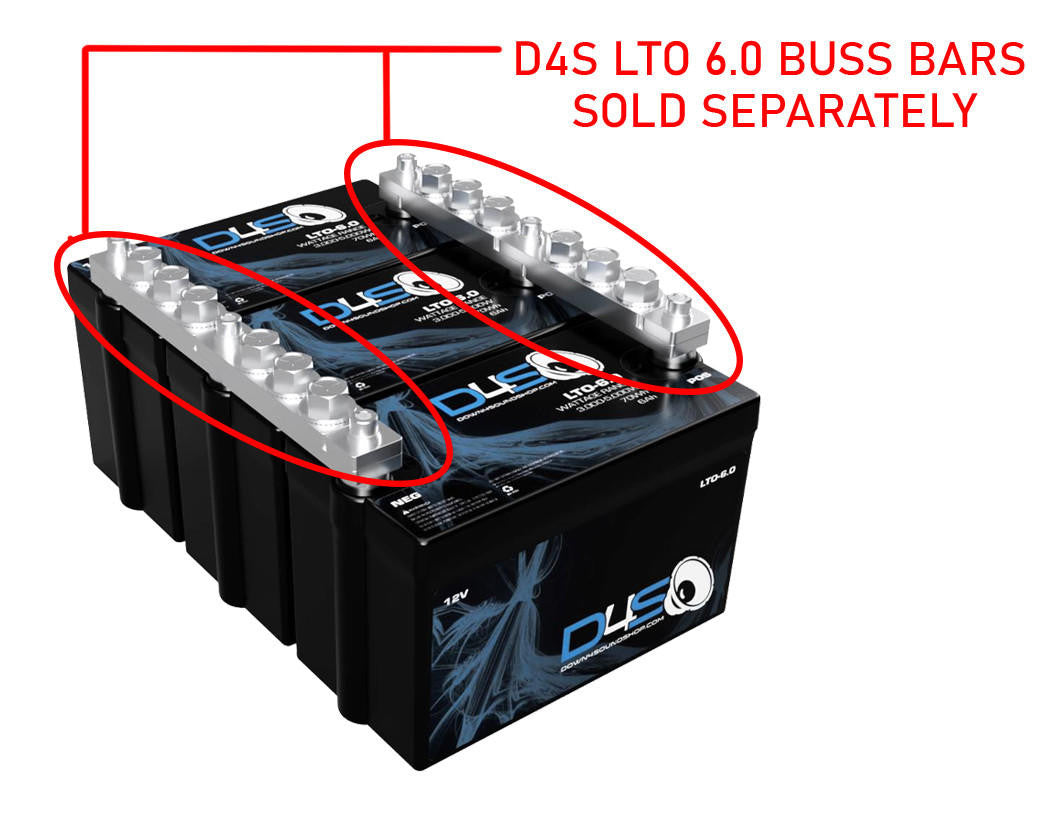 Down4Sound D4S LTO 6.0 - 12V Lithium Battery ( 3000 - 5000W )