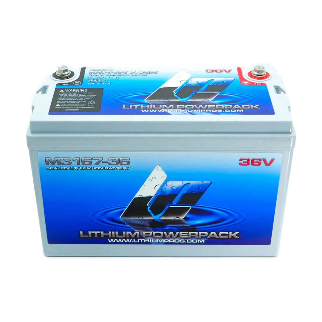 Lithium Pros M3167-36 38.4V 67Ah LiFePO4 – Deep Cycle Marine Trolling Battery | JS Alternators