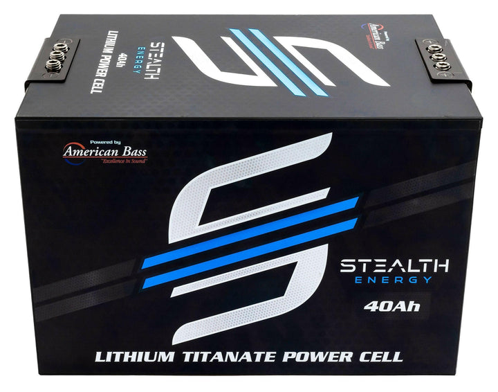 Stealth Energy ABLT-40 American Bass Audio 13.8V LTO Battery 40Ah Lithium Titanate Battery Ultra-Lightweight, High-Power LTO Battery