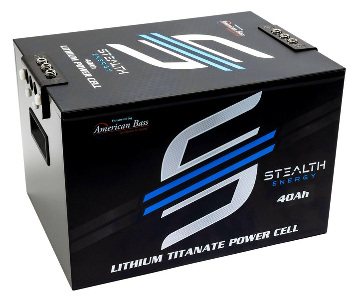 Stealth Energy ABLT-40 American Bass Audio 13.8V LTO Battery 40Ah Lithium Titanate Battery Ultra-Lightweight, High-Power LTO Battery