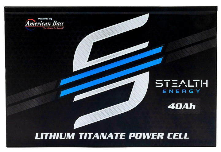 Stealth Energy ABLT-40 American Bass Audio 13.8V LTO Battery 40Ah Lithium Titanate Battery Ultra-Lightweight, High-Power LTO Battery