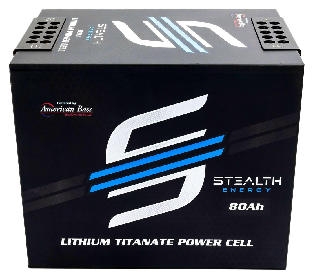 Stealth Energy ABLT-80 American Bass Audio 13.8V LTO Battery 80Ah Lithium Titanate Battery Ultra-Lightweight, High-Power LTO Battery