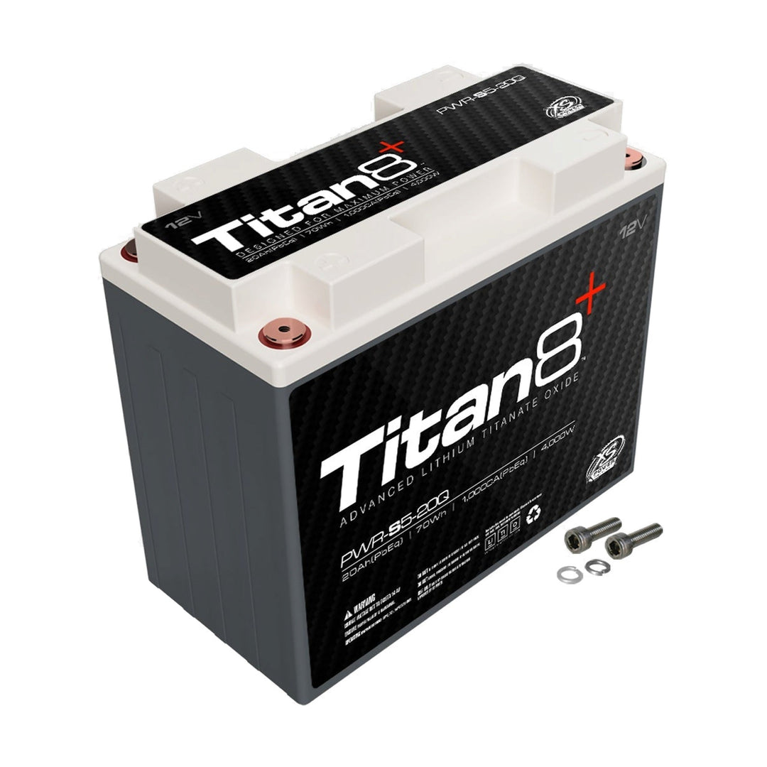 XS Power PWR-S5-20Q Group 20/20L 12V Titan8 Lithium Titanate (LTO) Battery
