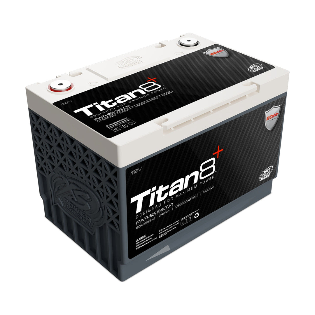 XS Power PWR-S5-3400R Group 34R 12V Titan8 Lithium Titanate (LTO) Battery
