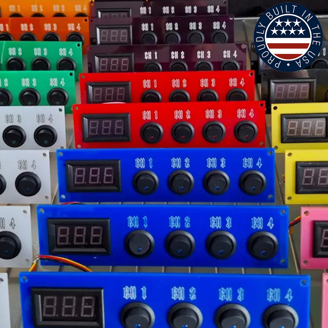 Switch Panel with Voltmeter