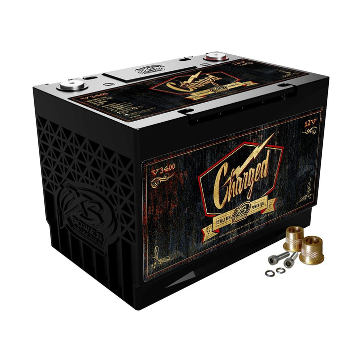 XS Power V3400 Group 34 12V AGM Car Audio Battery