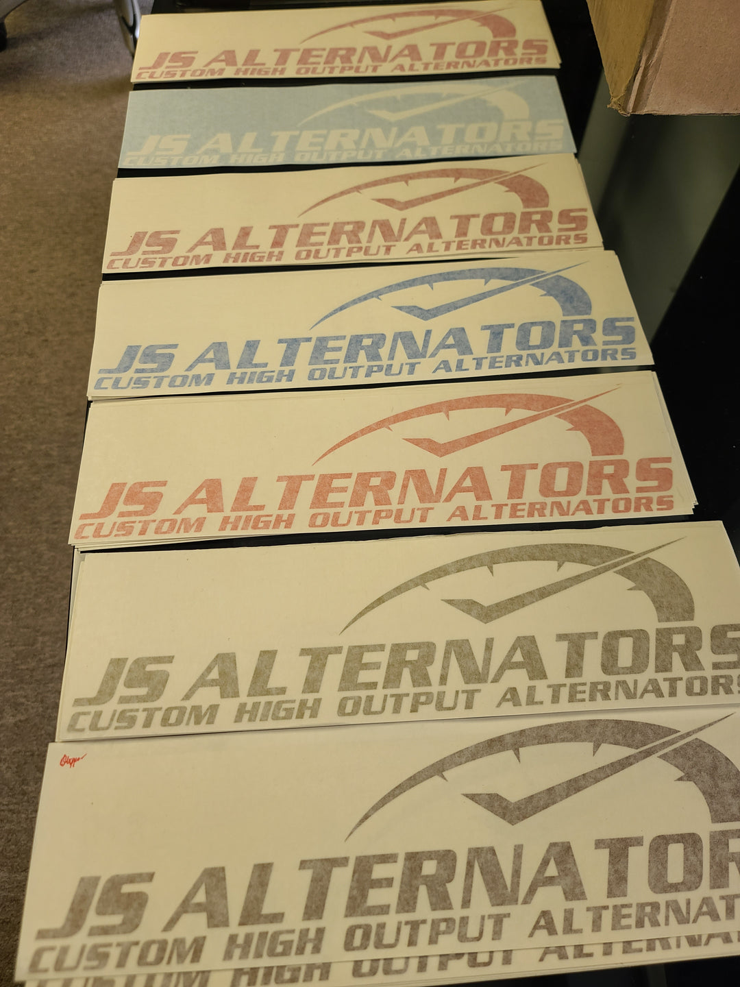 JsAlternators 14" Decal
